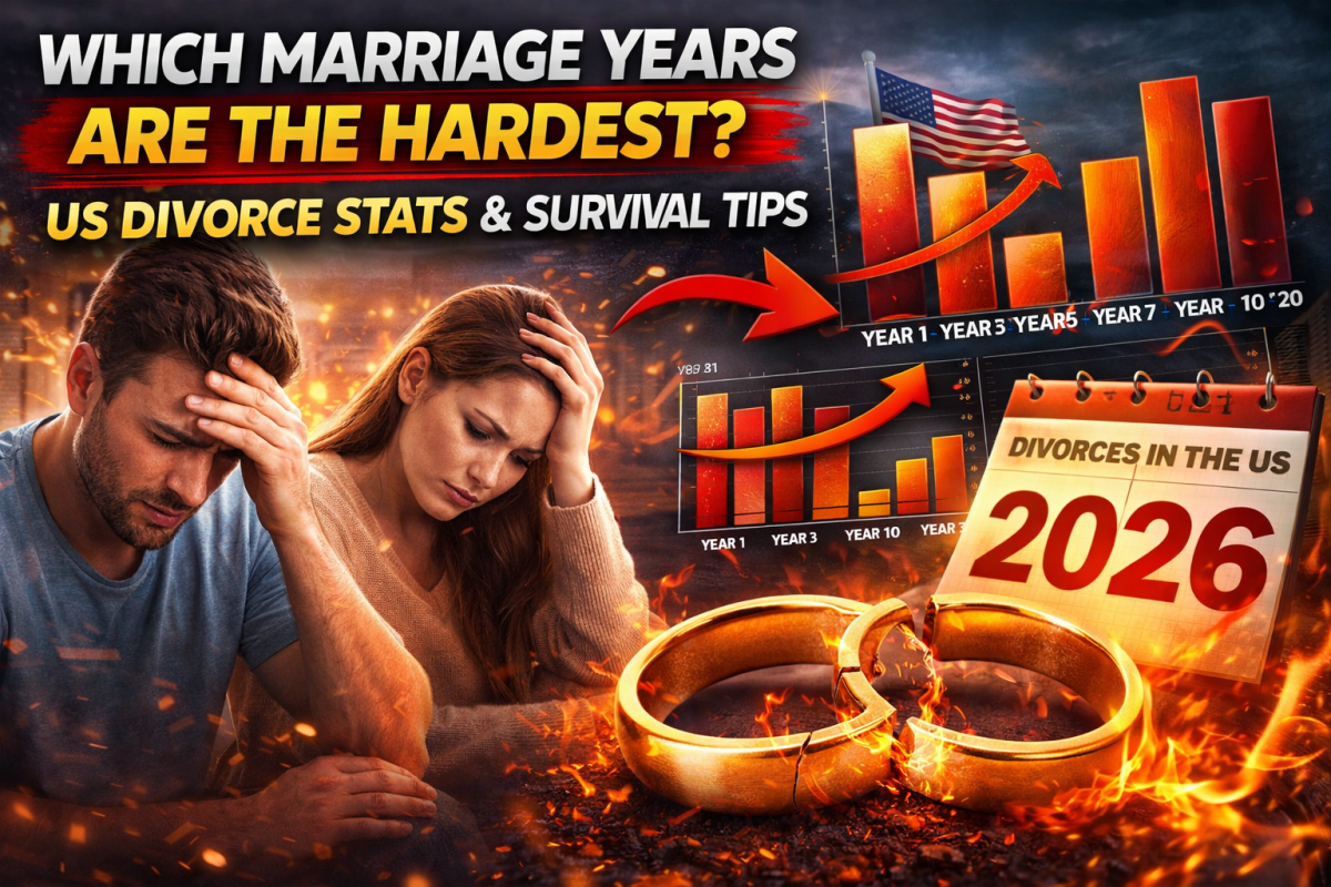 Which Marriage Years Are The Hardest? US Divorce Stats & Survival Tips 2026