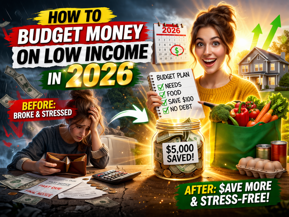 How to Budget Money on Low Income in 2026
